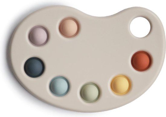 Mushie - Press Toy Paint Palette - Multi
