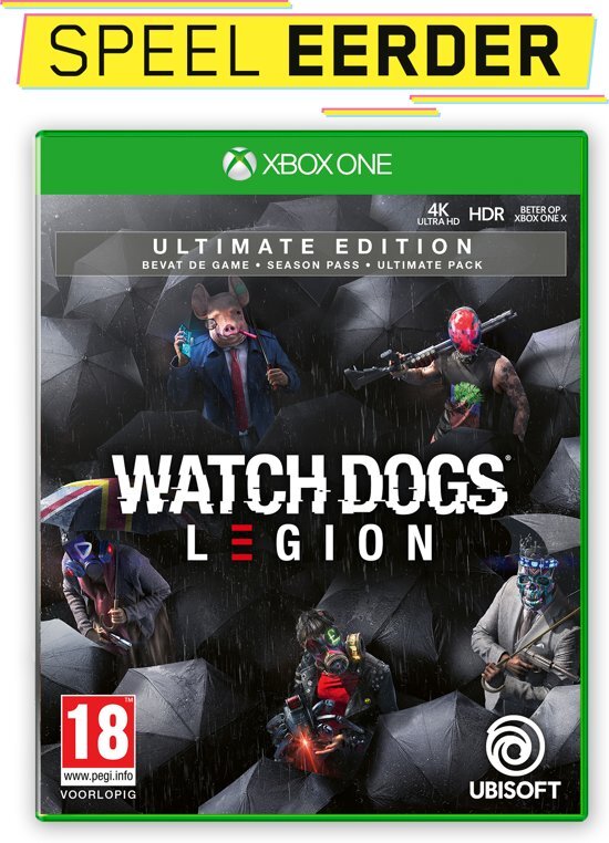 Watch Dogs Watch Dogs Legion Ultimate Edition Xbox One