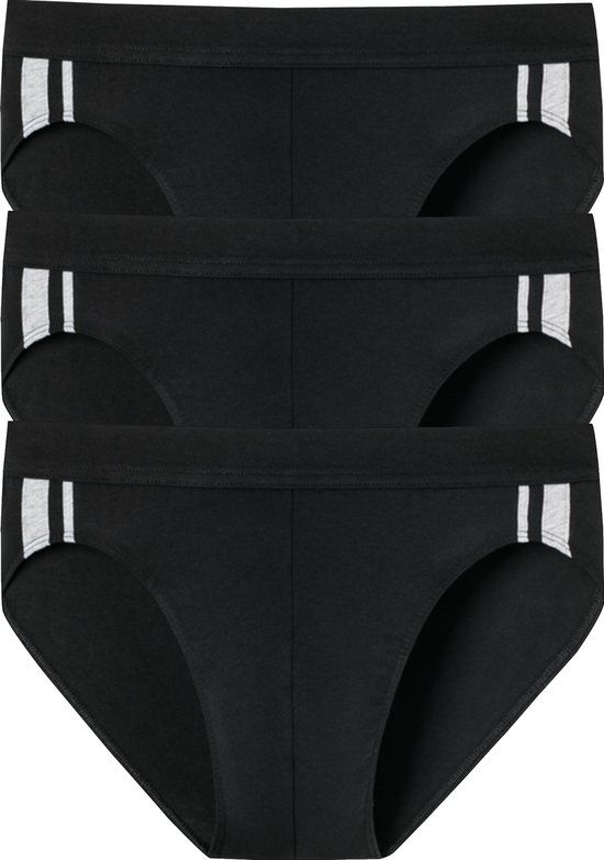 Schiesser Rio Slip 3-pack heren - Zwart - XL