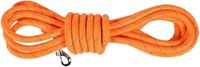Bobby Walk 5 M hondenriem, 3 meter, dikte 1,2 cm, slang, duurzaam nylon, oranje, 5 meter