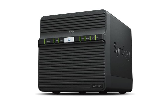 Synology DiskStation DS423+ NAS - 4-Bay - Intel Celeron J4125 - 2GB RAM - Black