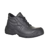 Portwest FW09 Steelite Stootneus Laars Antislip Neusbescherming Gewatteerd | Zwart, 41, S1P EN ISO 20345, Unisex, Anti-Slip Loopzool, Dubbele Dichtheid, Waterdicht, Slipvast, Leren Voering, Antistatisch