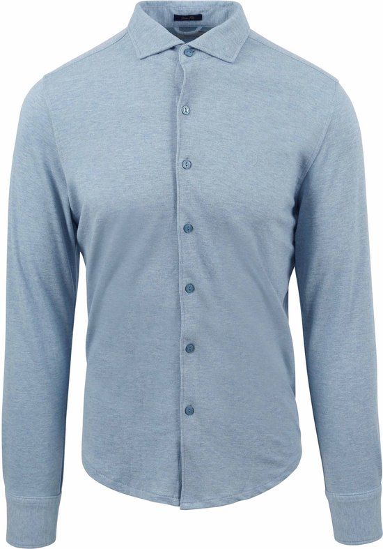 Dstrezzed Overhemd Kirk Blauw - Maat XXL - Heren - Casual