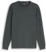 Tom Tailor - Basic katoenen shirt met lange mouwen - Maat XXL - Darkest Olive