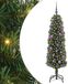 vidaXL Kunstkerstboom Groen 150 cm PVC en Staal en Kunststof