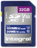 Integral 32GB SDXC V30 Memory Card