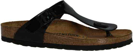 Birkenstock Gizeh - Slippers - Black Patent - Regular - Maat 41