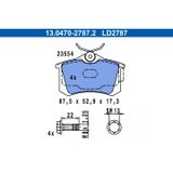 ATE Kit De Plaquettes De Frein, Frein À Disque 13.0470-2787.2 Audi 5k0 698 451 E