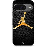 Maniacase Google Pixel 9 Jordan logo 23 nike basketbal goud