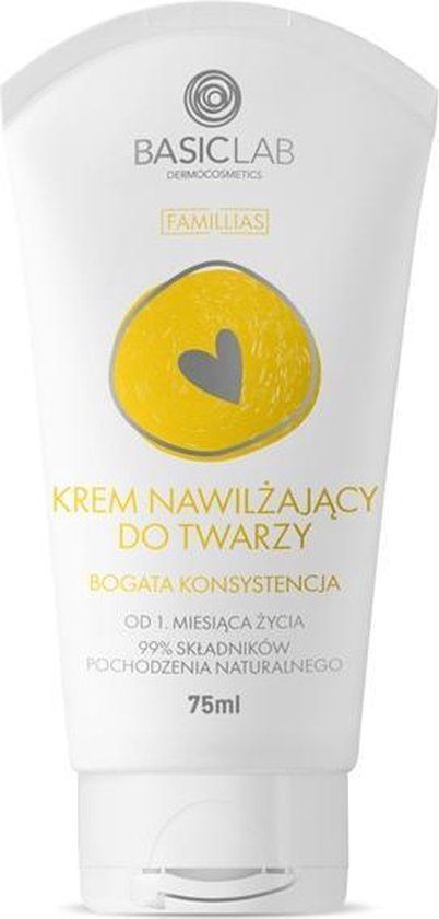 BASICLAB Famillias Cream krem nawilżający do twarzy bogata konsystencja 75ml