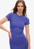 Superdry Midi T-shirtjurk Dames Blauw