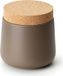 Continenta pot en céramique avec couvercle en liège, taupe mat, numéro d'article 3832