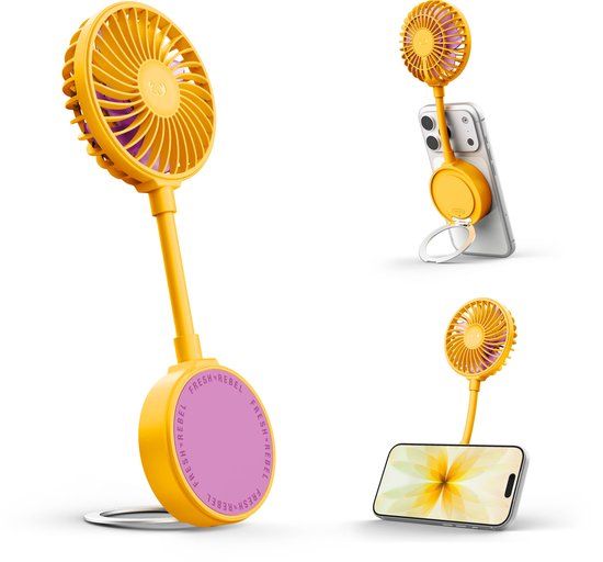 Fresh 'n Rebel Magnetic Fan - Tropical Yellow
