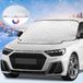 Icecat Housse de pare-brise pliable pour voiture avec aimants
