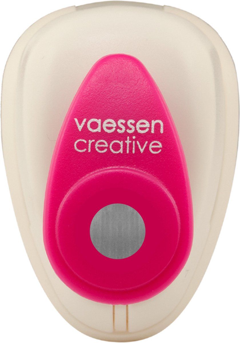 Vaessen Creative Figuurpons Mini Cirkel 0,7cm - wit