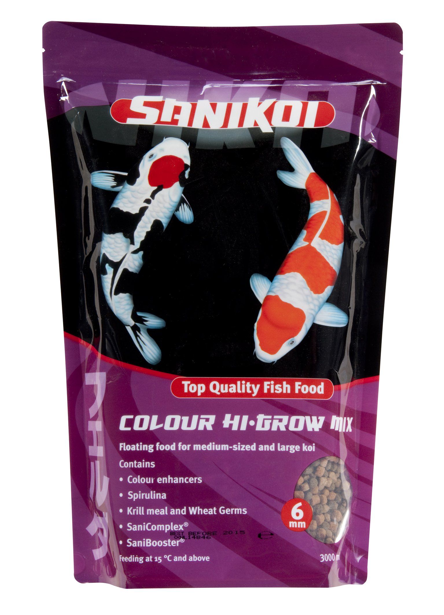 Velda Sanikoi Colour Hi-Grow Mix Food - 3000 ml