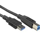 PremiumCord USB 3.0 A-B verbindingskabel 0,5 m