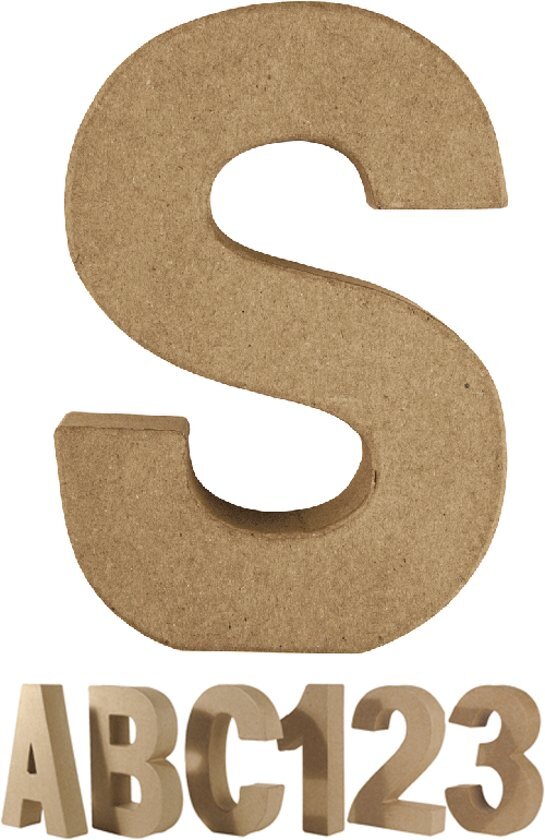 Rayher Hobby Papier mache letter S