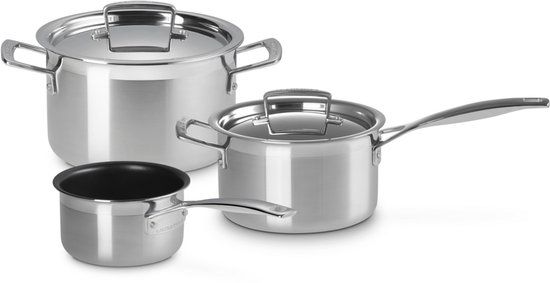 Le Creuset Pannenset 3-delig Classic