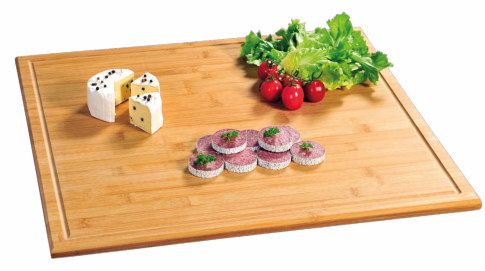 Kesper Bamboo Cutting Board - Rectangular - 56 x 50 x 4 cm - 4 Pack