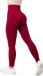 Bellivalini Dames Leggings - Push Up - High Waist - Scrunch - Vrijetijdsbroek - Lang - Sport - Sporbroek - Yogabroek - Claret - L