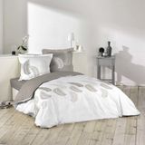 U10 Housse de couette Goyave 240 x 220 cm Coton Blanc Uni