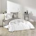 U10 Housse de couette Goyave 240 x 220 cm Coton Blanc Uni
