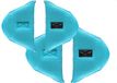 Medical Pet Shirt MPS Head Cover Pads - Blauw - Stof - S - 2 stuks