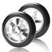 Set de 2 roues de scooter de 100 mm pour trottinette acrobatique