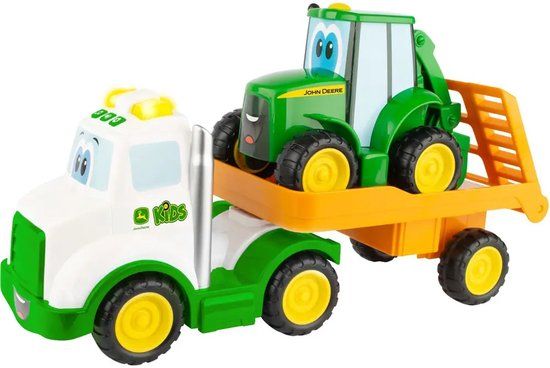 Britains John Deere Speelgoed transportset met vrachtauto en tractor