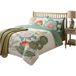 Parure De Lit Cassie Fleurie Vert