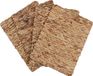 Trademark Innovations 16" x 12" Rechthoekige Geweven Indoor of Outdoor Placemats van Natuurlijk Water Hyacint (Set van 4)