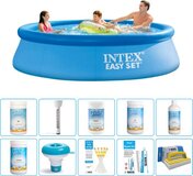 Intex Easy Set Zwembad - 305 x 76 cm - Rond - Blauw - Familiebad - Incl. Accessoires
