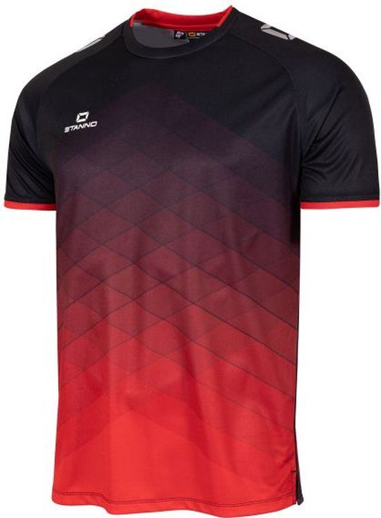 Stanno Altius Shirt - Zwart/Rood - Maat XXL