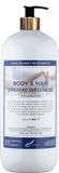 Claudius Cosmetics B.V. Body & Hair Creamy Wellness 1 liter met gouden pomp - 2 in 1 voor lichaam en haar
