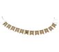 Guirlande de Pâques avec inscription « Happy Easter » et nœuds blancs, guirlande de fanions, décoration à suspendre, ruban décoratif, 976192 Beige