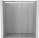 Mexen Rox porte de douche coulissante 200 cm, verre transparent, traitement anticalcaire, porte seule, chrome