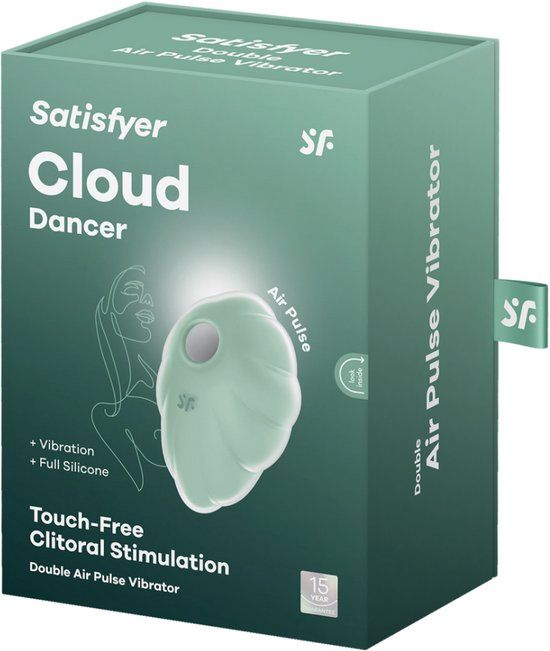 Satisfyer Cloud Dancer - Mint - Luchtdrukvibrator