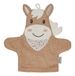 Sterntaler 7222424 Wasdoekje/Washandje Bruin, Wit Katoen