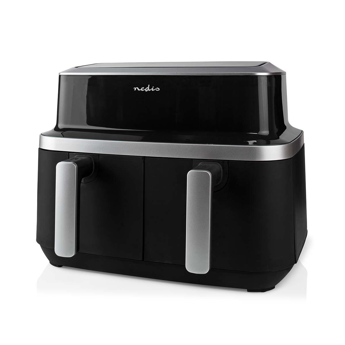 Nedis KAAF320BK - Dubbele Heteluchtfriteuse - 4.2L x 2 - 2600W - Zwart