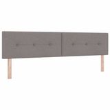 vidaXL LED Hoofdbord Taupe Stof