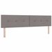 vidaXL LED Hoofdbord Taupe Stof
