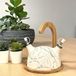 Porcelaine ménage set blanc / or marbre design