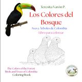Libro para colorear de aves y árboles de Colombia
