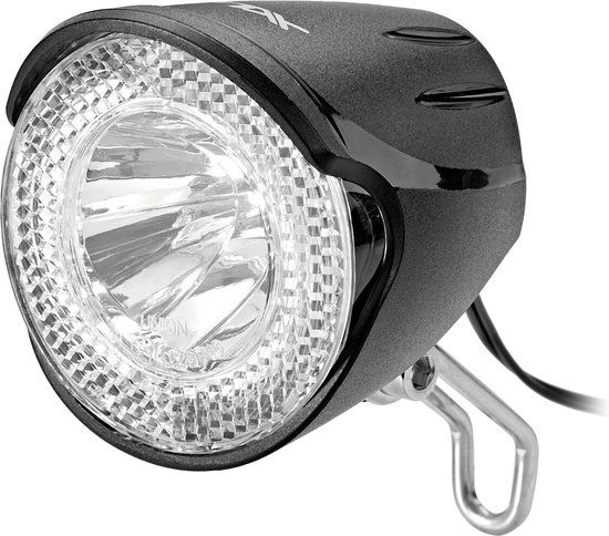 XLC CL-D02 Koplamp Fiets - LED - Dynamo - 20 Lux - Zwart