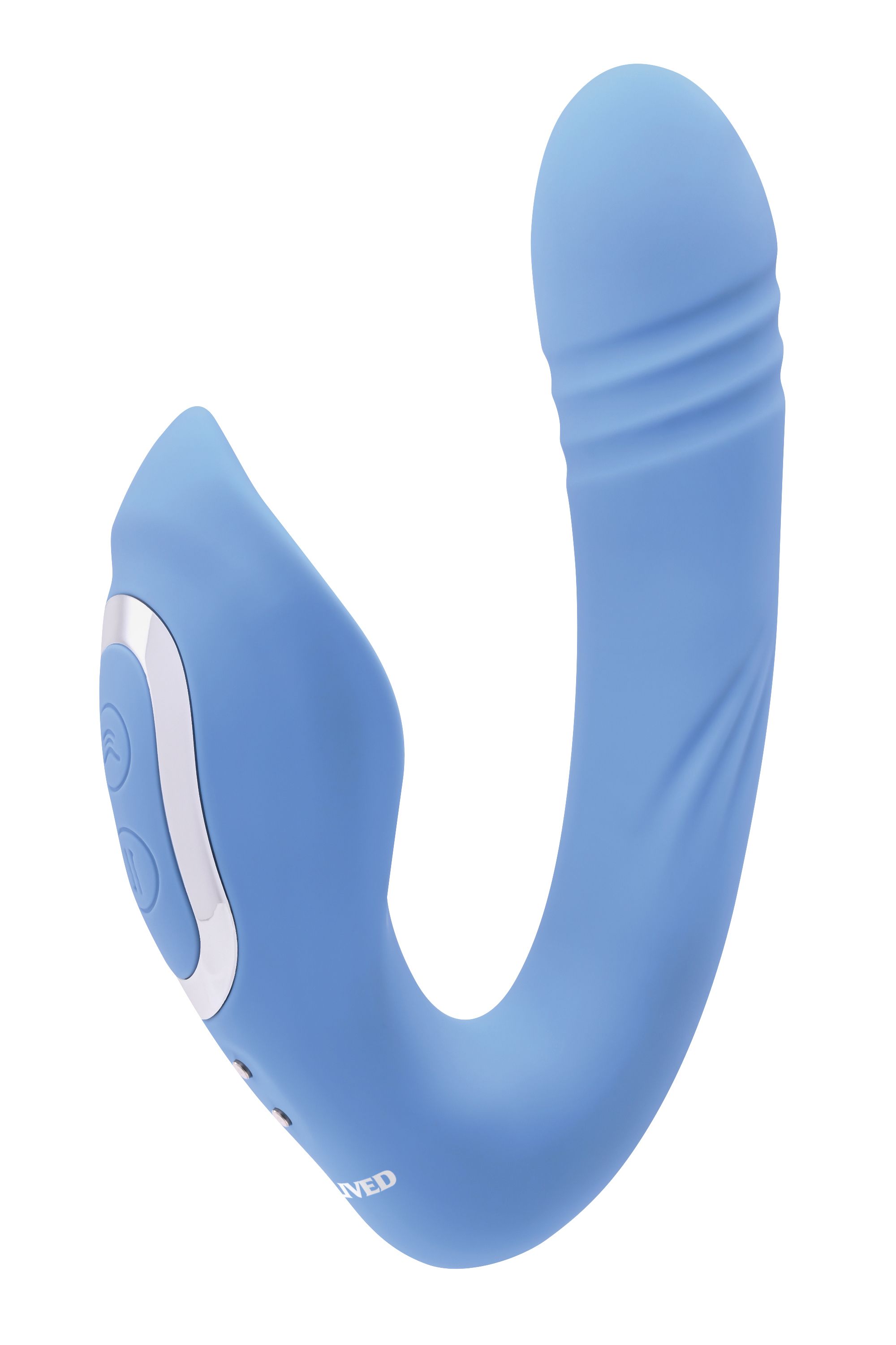 Dubbelvibrator met stoot- en klopfunctie Evolved