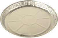 Sans marque Ronde aluminium taartvorm 27 cm - Set van 25