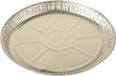 Sans marque Ronde aluminium taartvorm 27 cm - Set van 25