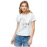 Superdry - Aansluitend Workwear T-shirt met folieprint - Dames - T-shirts
