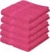Towelcity Serviette de bain de luxe - 5x - fuchsia rose - 50 x 90 cm - 550 grammes - Coton